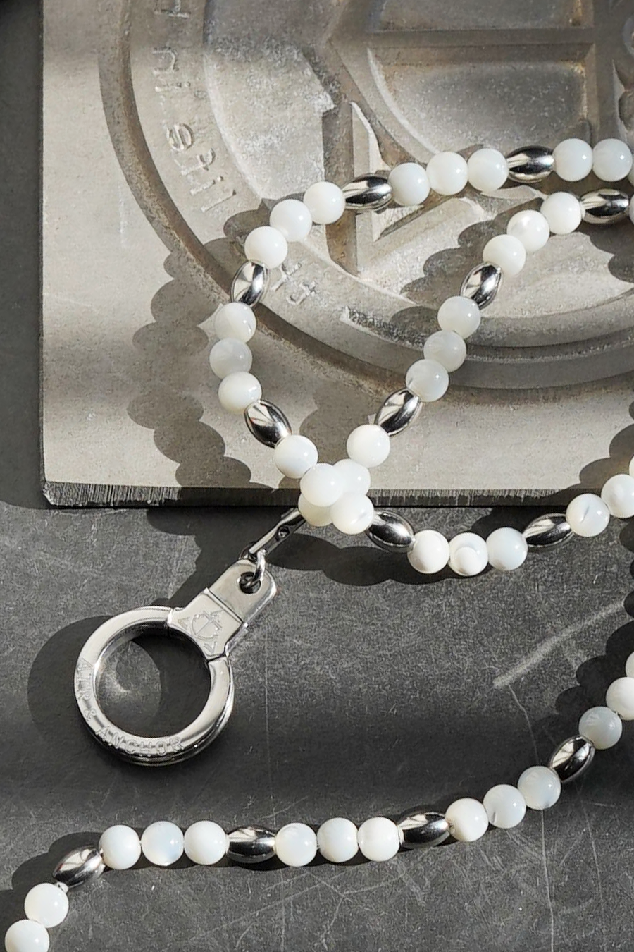 tiny treasure beaded gemstone necklace