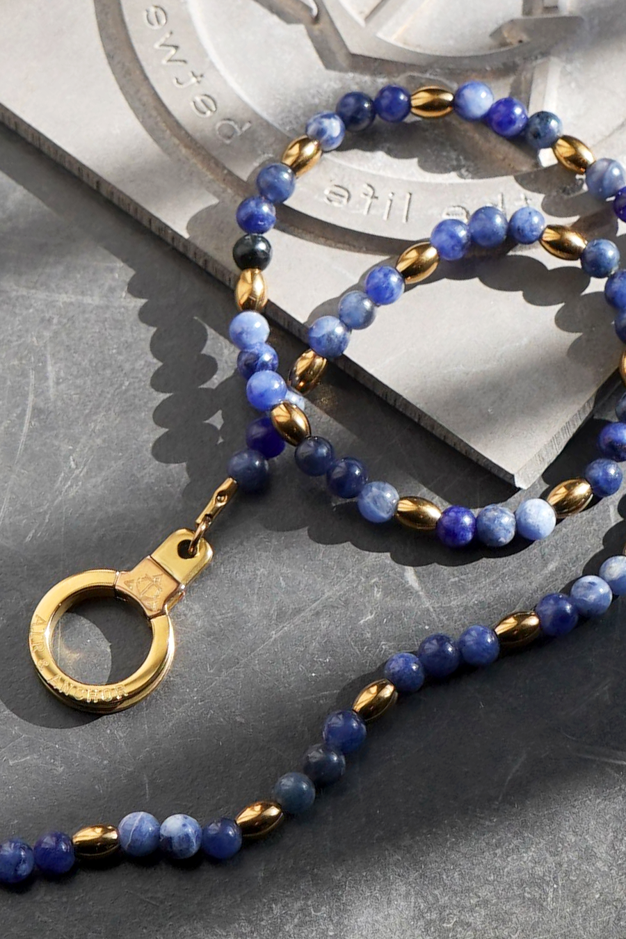 tiny treasure beaded gemstone necklace