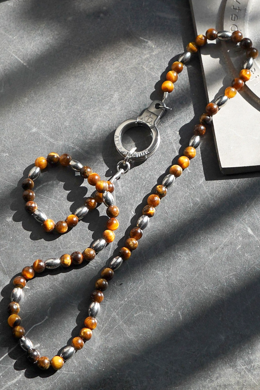 tiny treasure beaded gemstone necklace