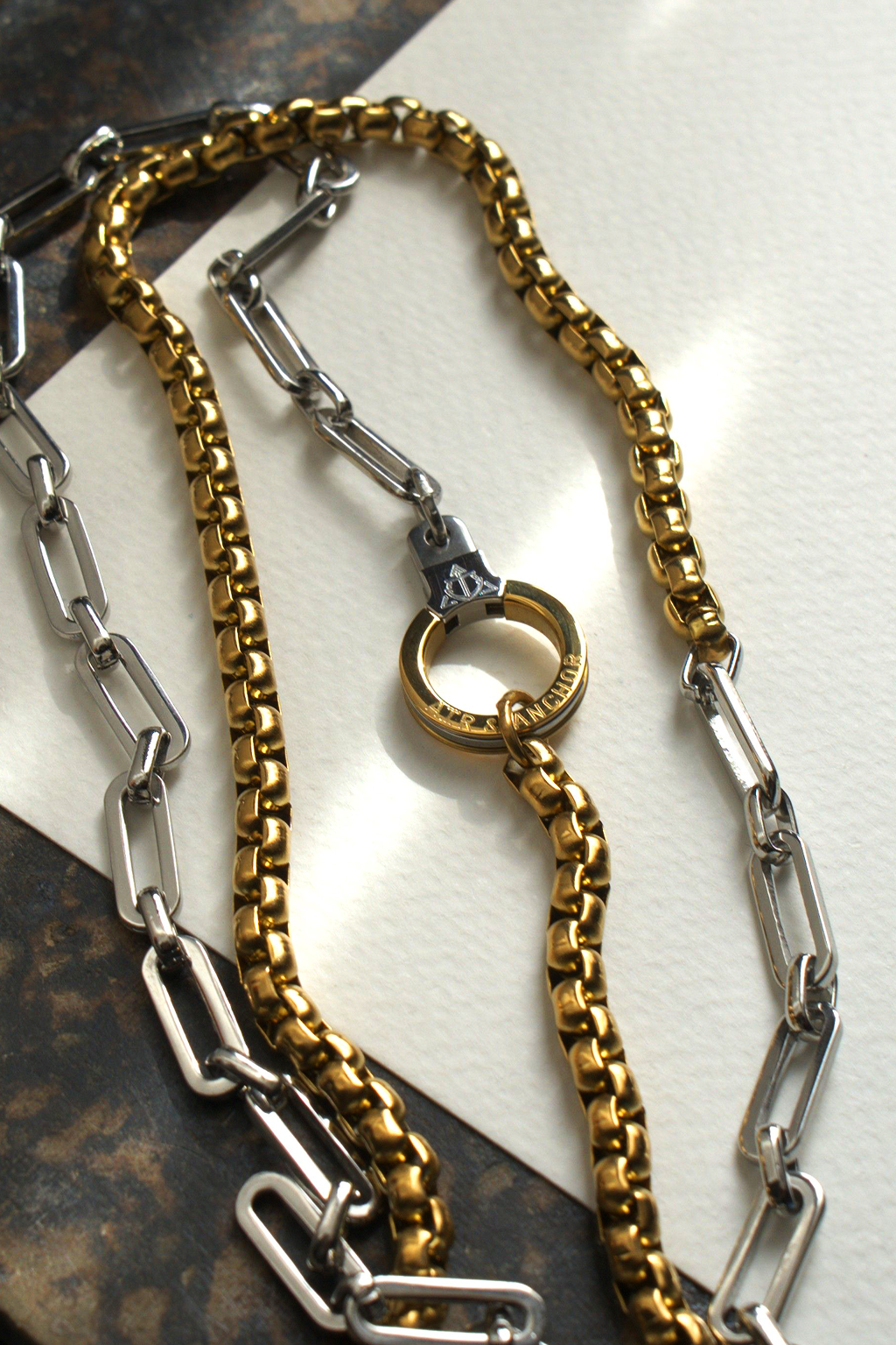 Chain Reaction Wrap Cuff Keeper Necklace