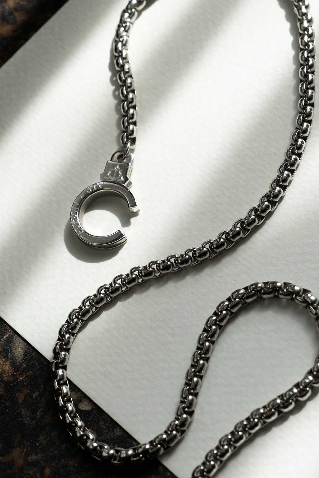 journey chain cuff keeper necklace