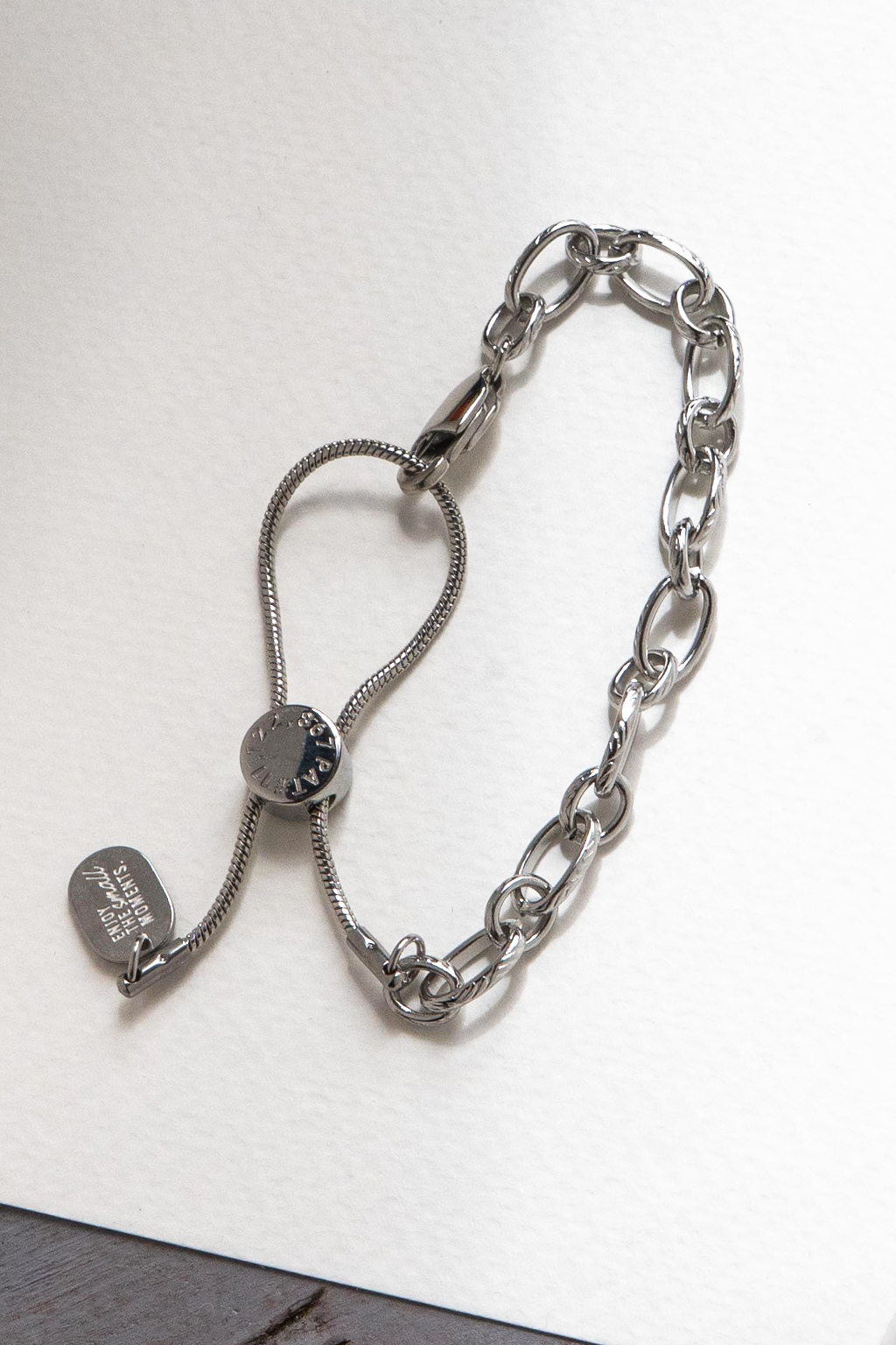 No. 404 mercer chain adjustable bracelet