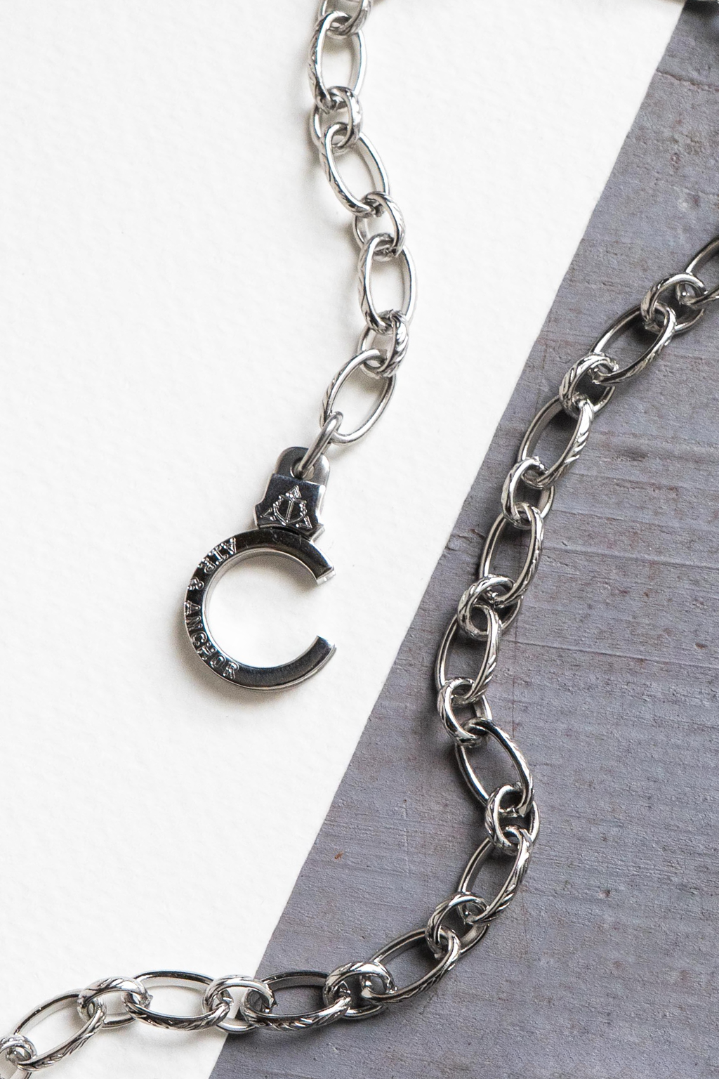 No. 404 mercer chain cuff keeper necklace