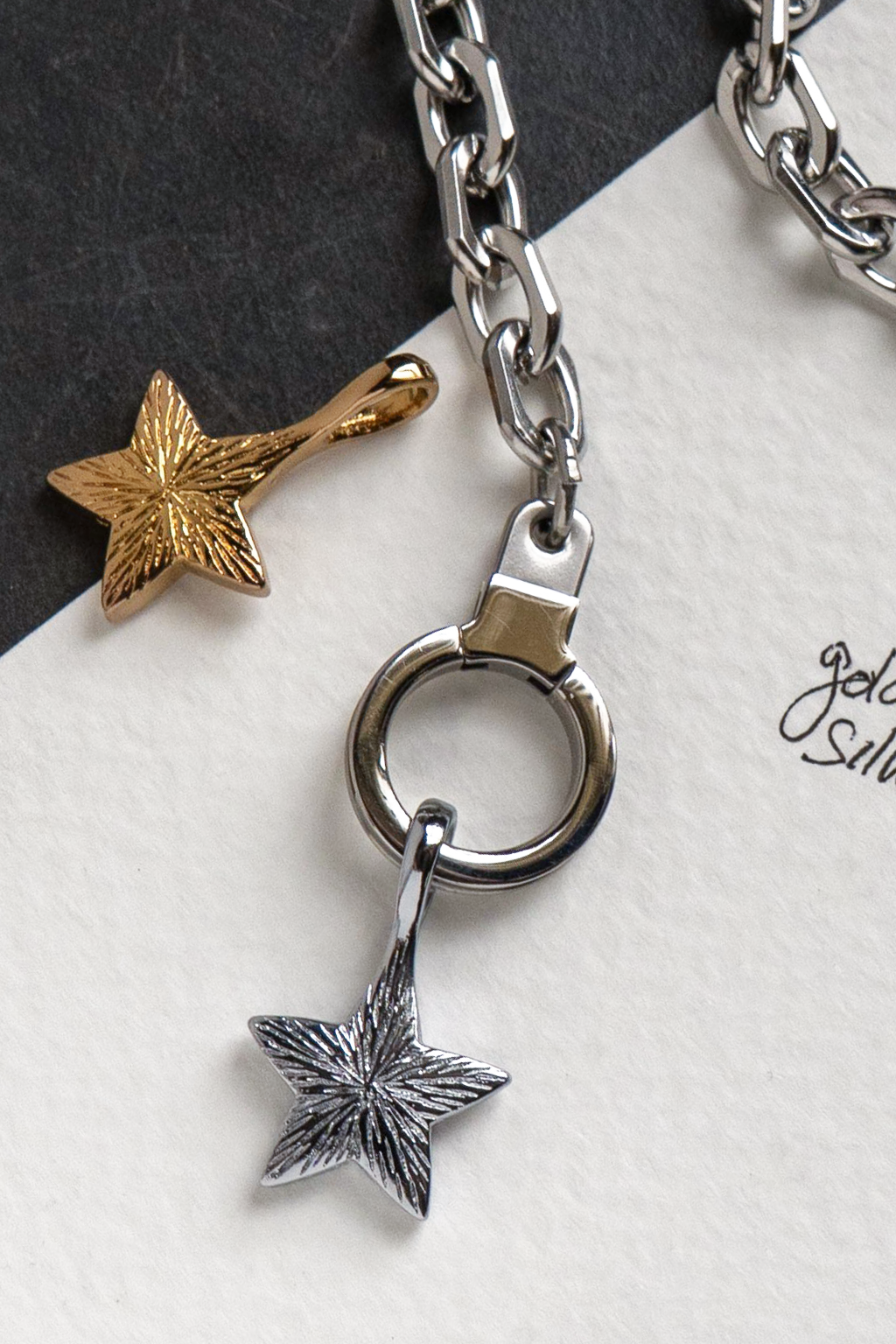 look up little star pendant