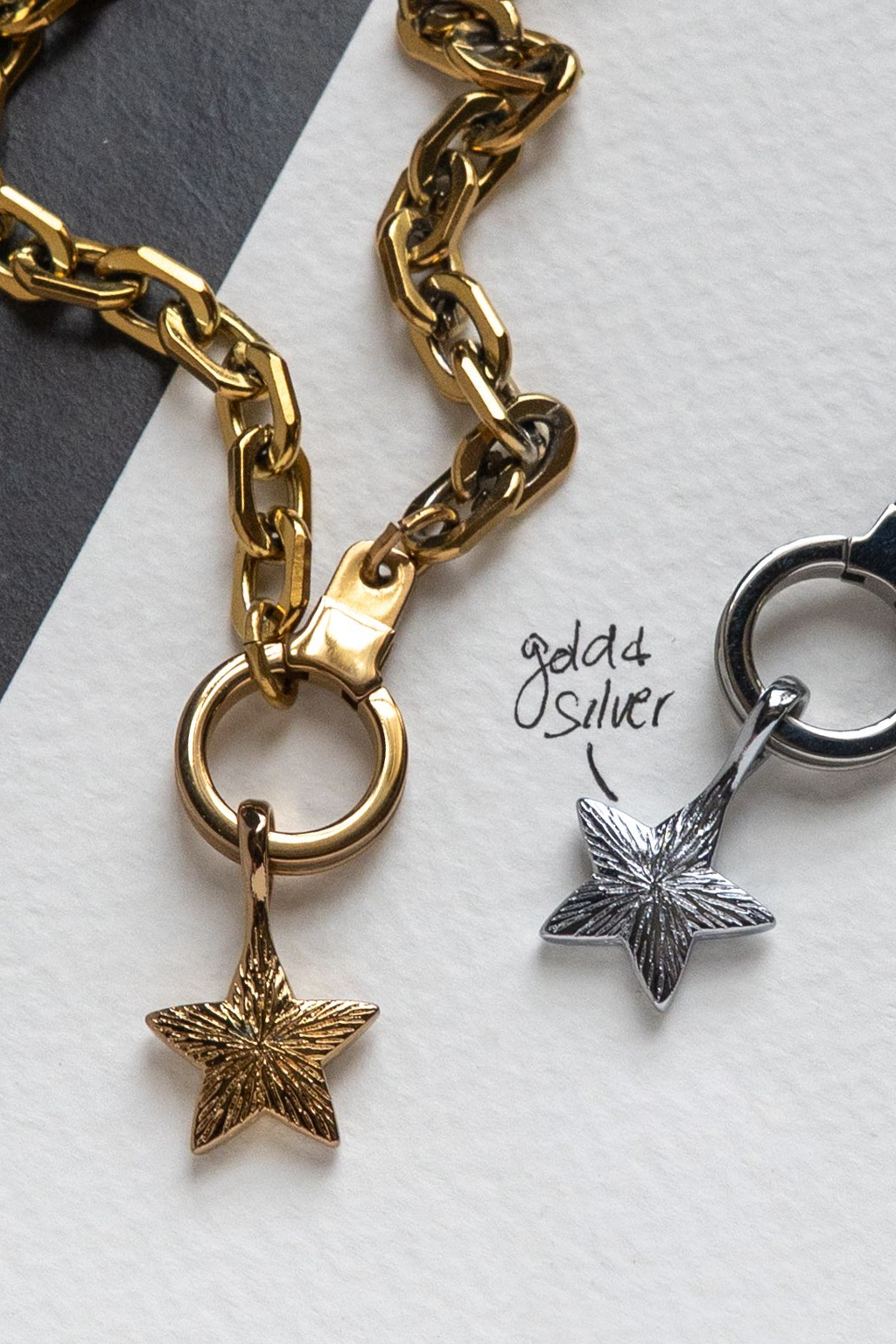 look up little star pendant