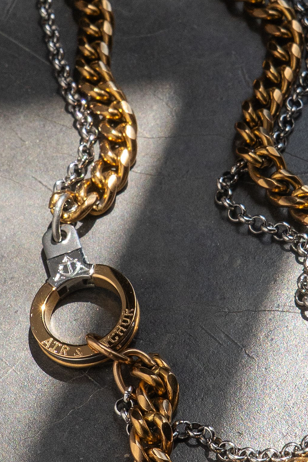 Double Standard Cuff Keeper Necklace
