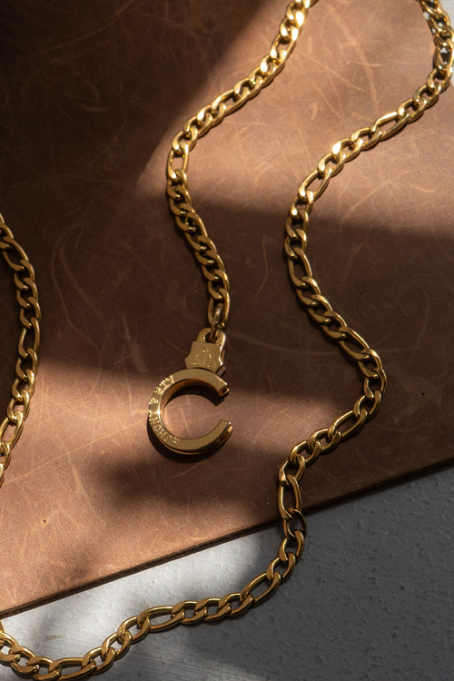 Between Here & Gone Chain Cuff Keeper Necklace