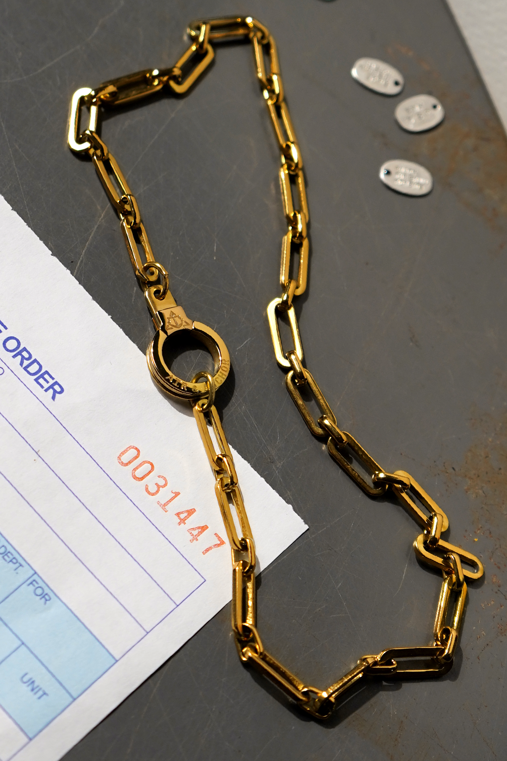 holding it all together chain cuff keeper necklace