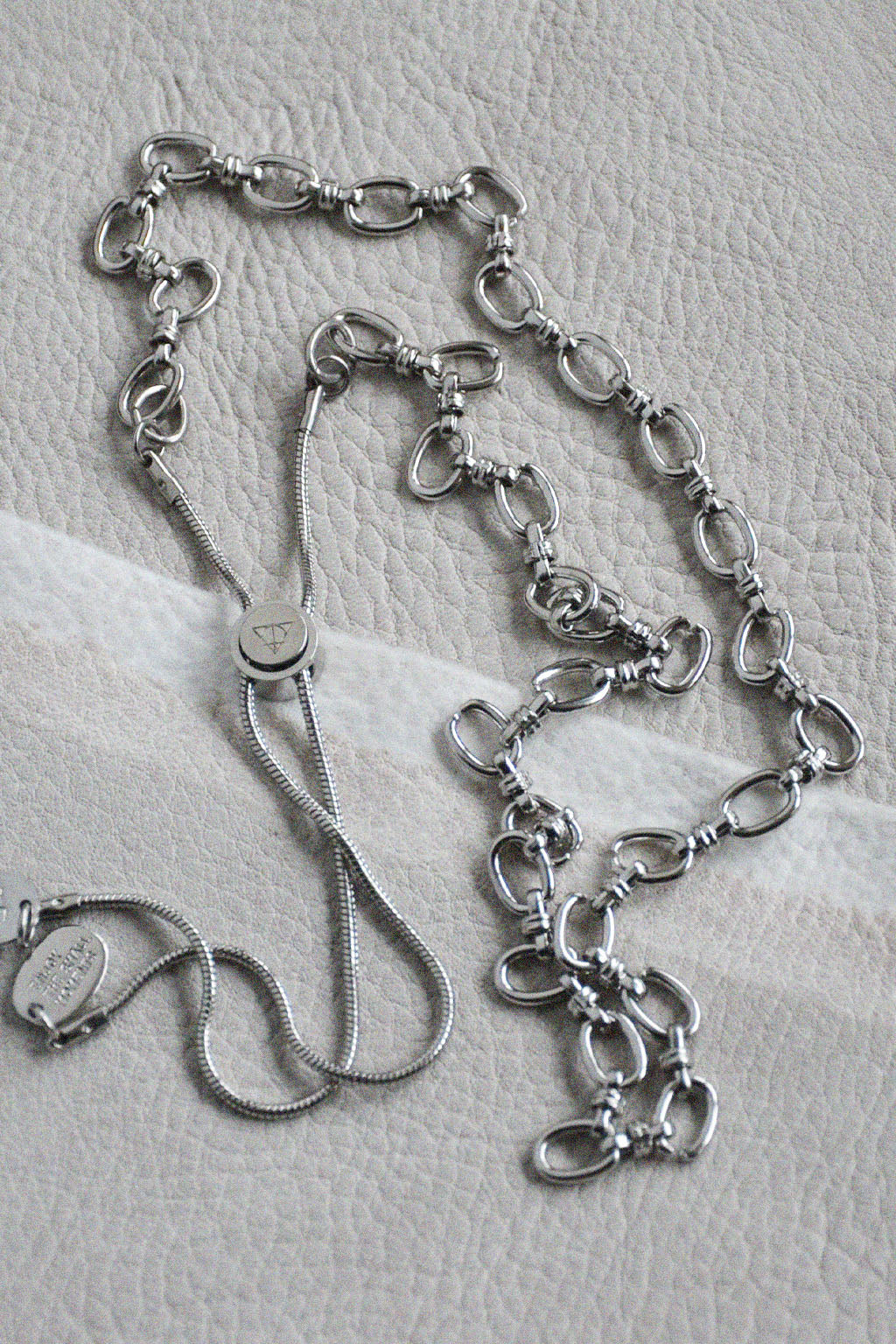 Stainless Steel Adjustable Midway Chain Necklace