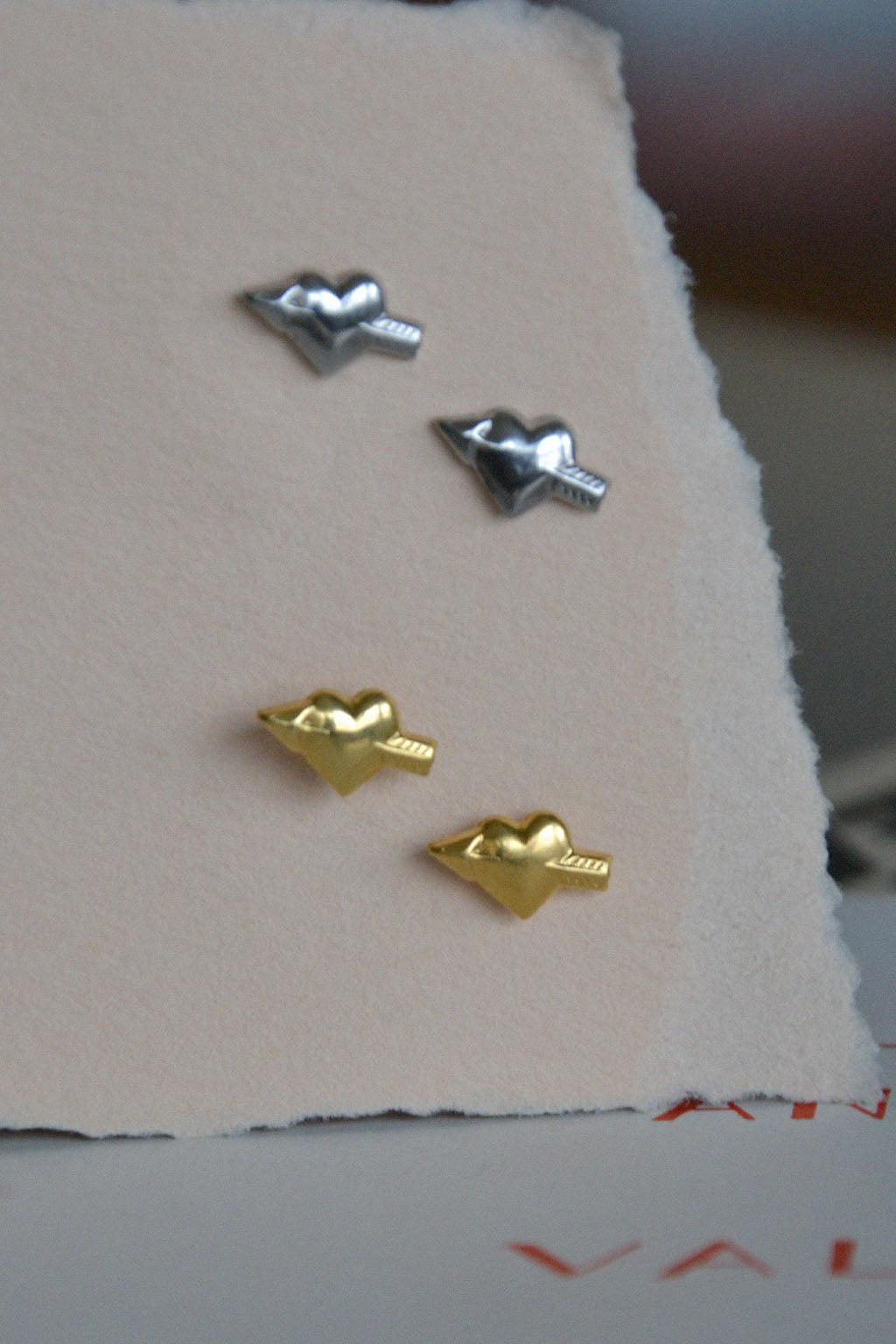 Shot Through the Heart Studs