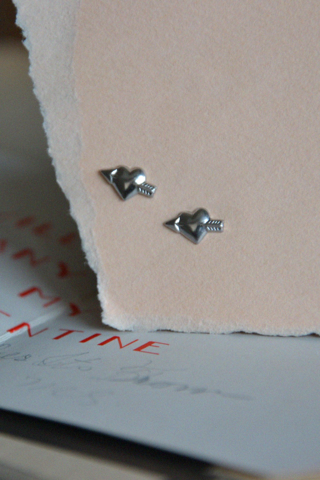Shot Through the Heart Studs