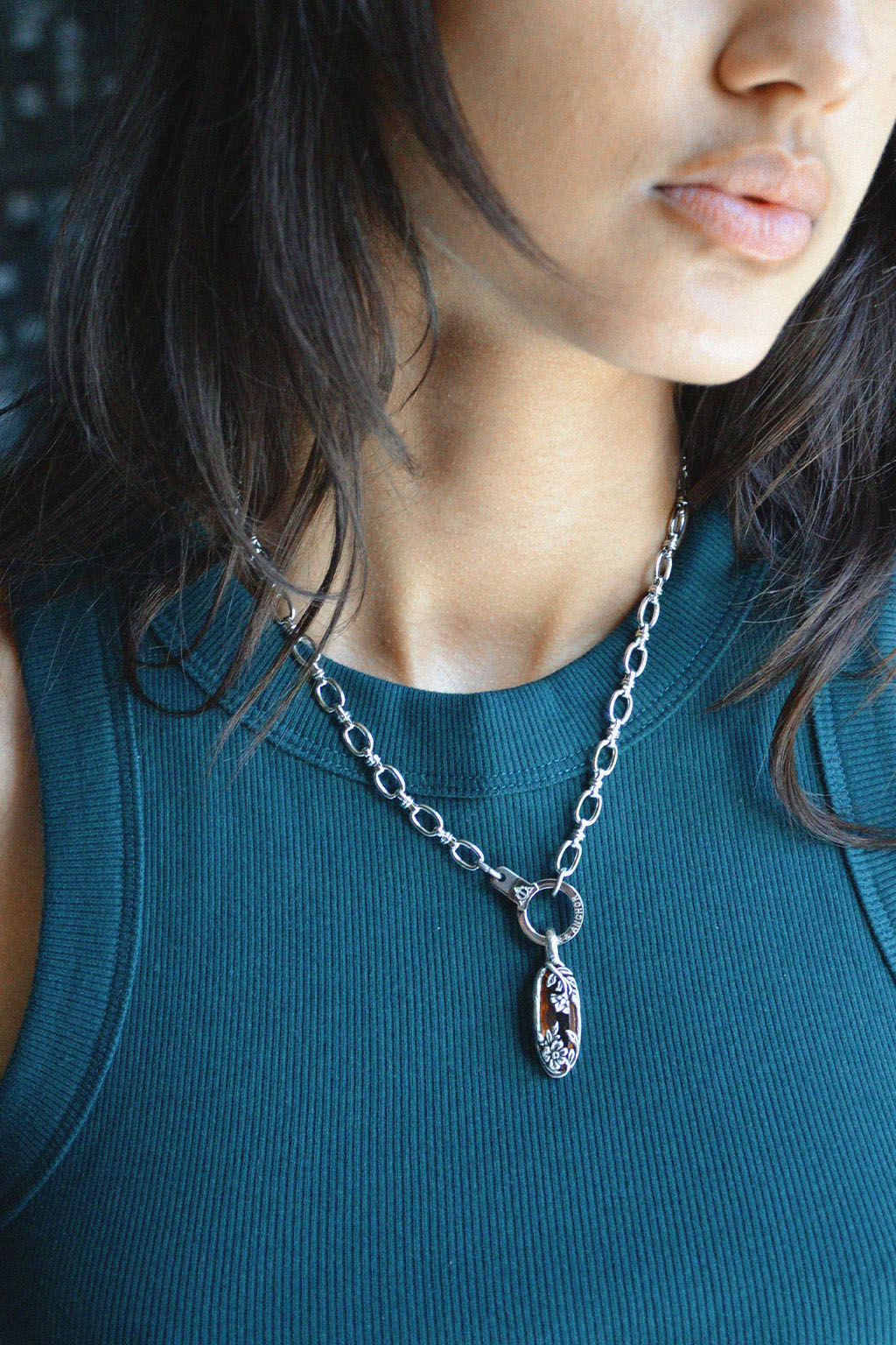 Midway Chain Cuff Keeper Necklace