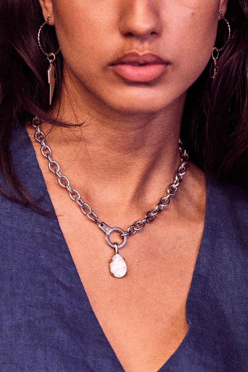 Hope Chain Cuff Keeper Necklace