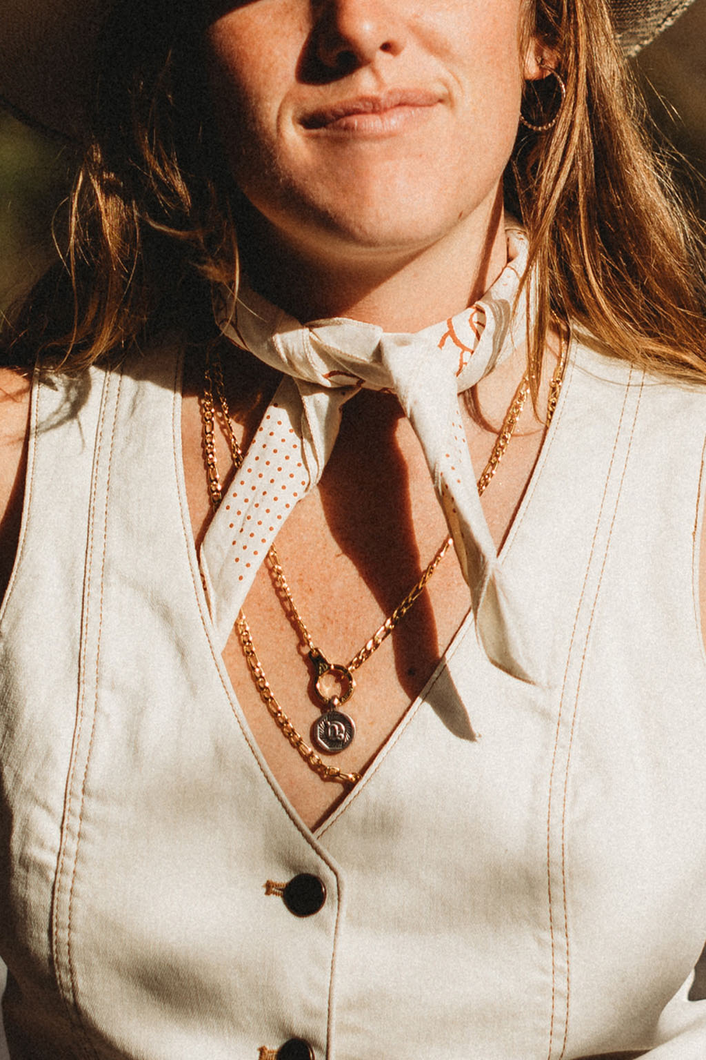 Between Here & Gone Chain Cuff Keeper Necklace