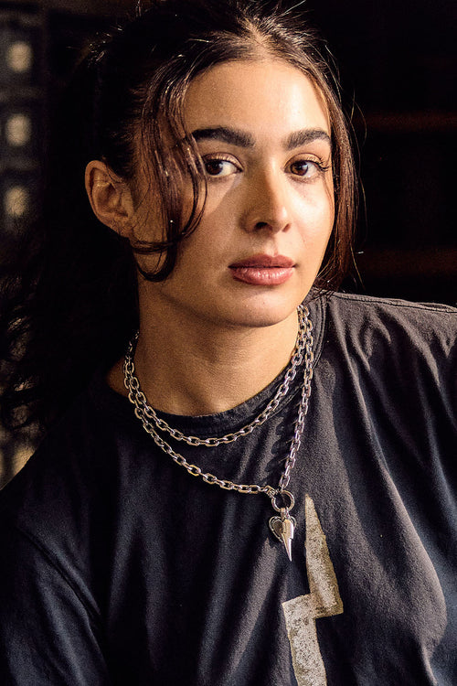 all linked up chain adjustable necklace