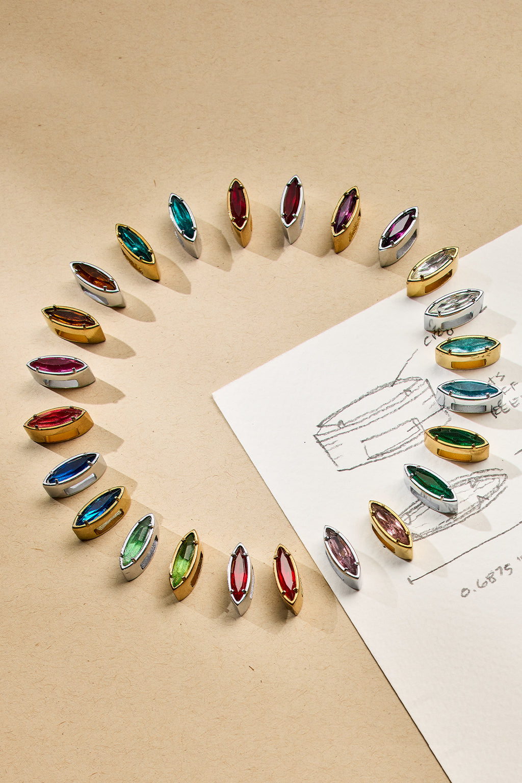 month by month birthstone slider