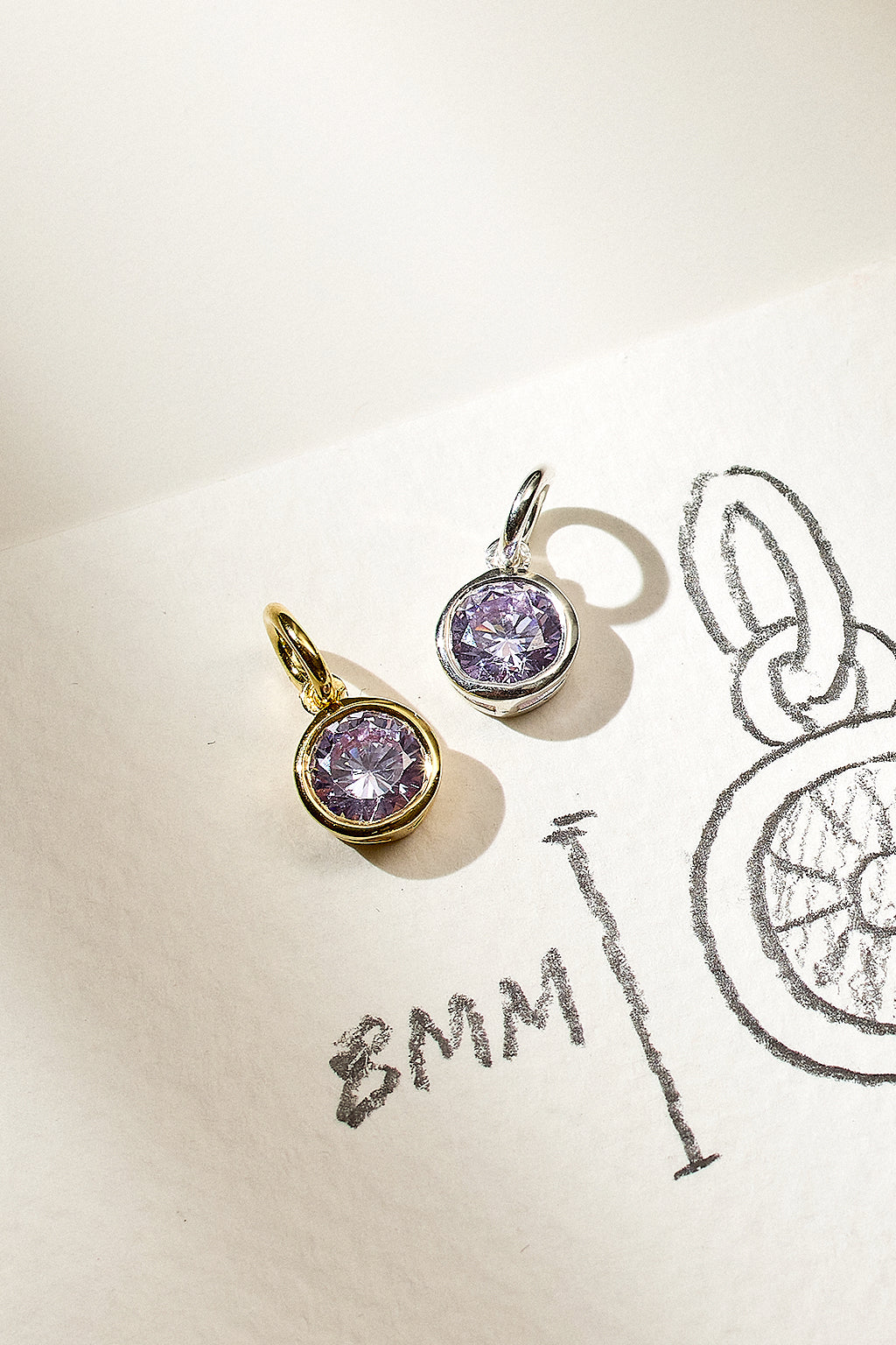 little reminder sterling silver birth month crystals