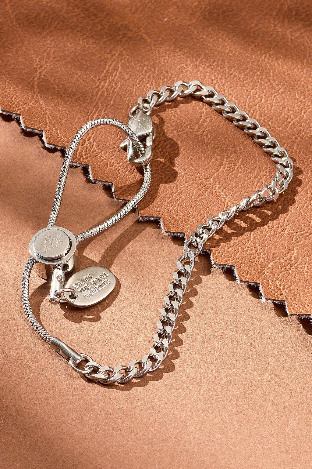 hit the curb chain adjustable bracelet