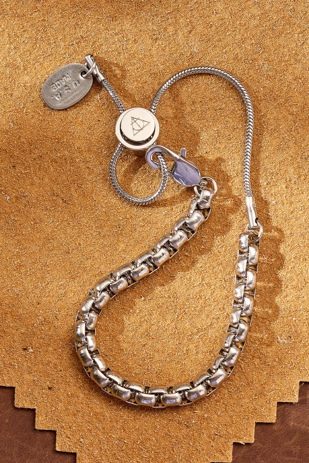 journey chain adjustable bracelet