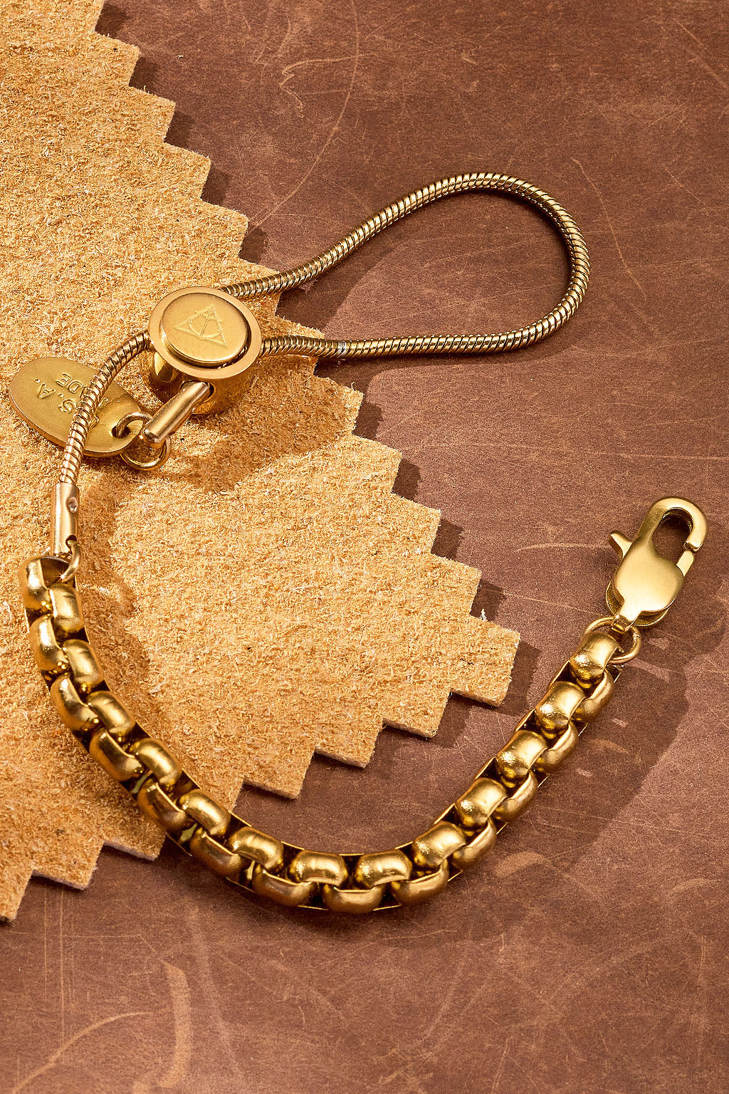 journey chain adjustable bracelet