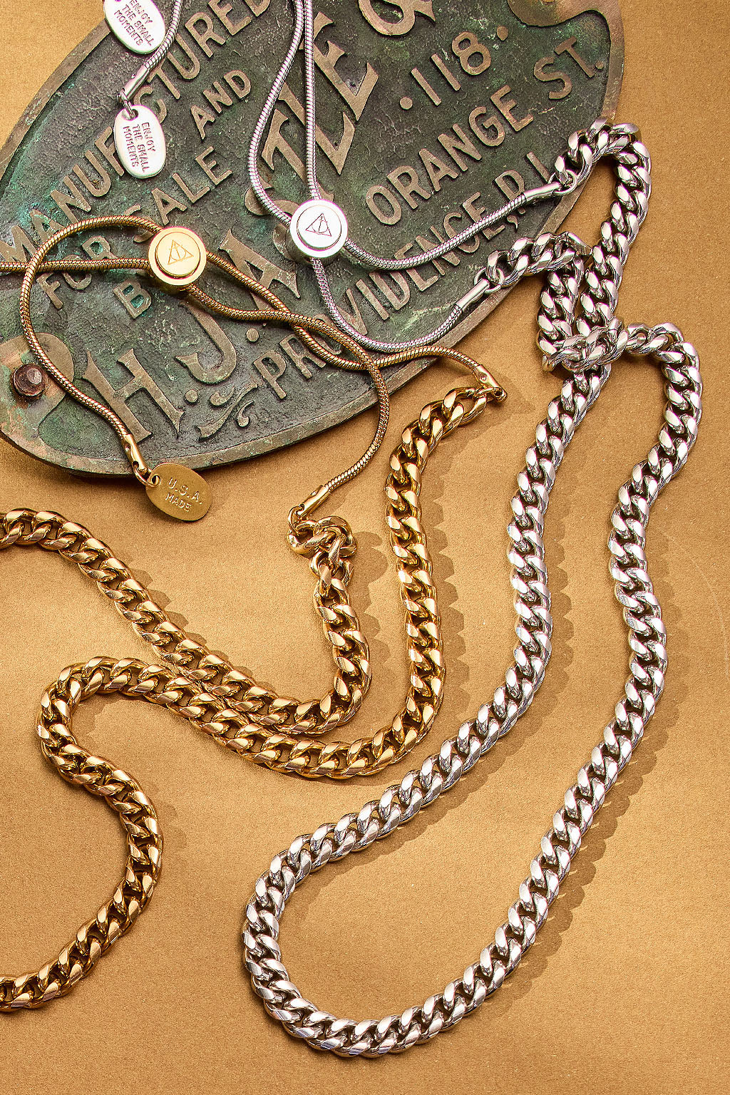 lineage chain adjustable necklace