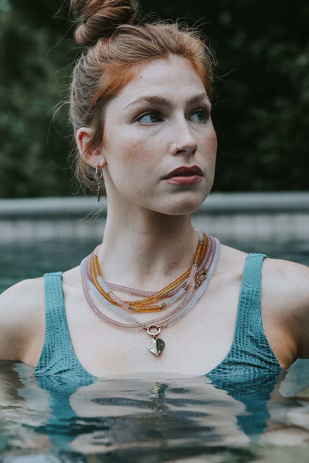 Through the Fire Heart Charm