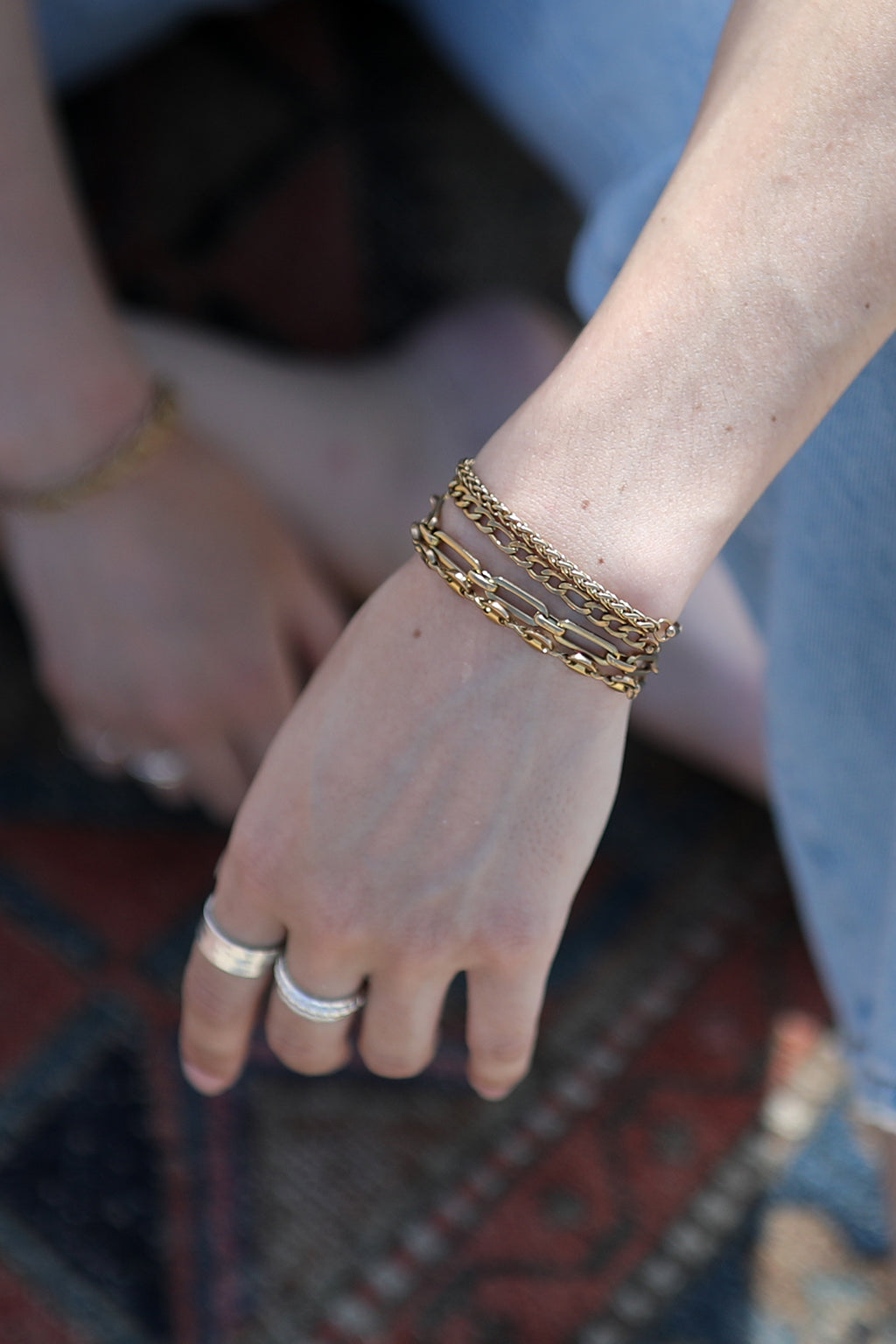good things are coming chain adjustable bracelet