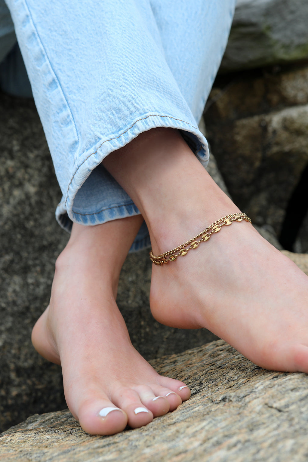 Hit the Curb Chain Anklet