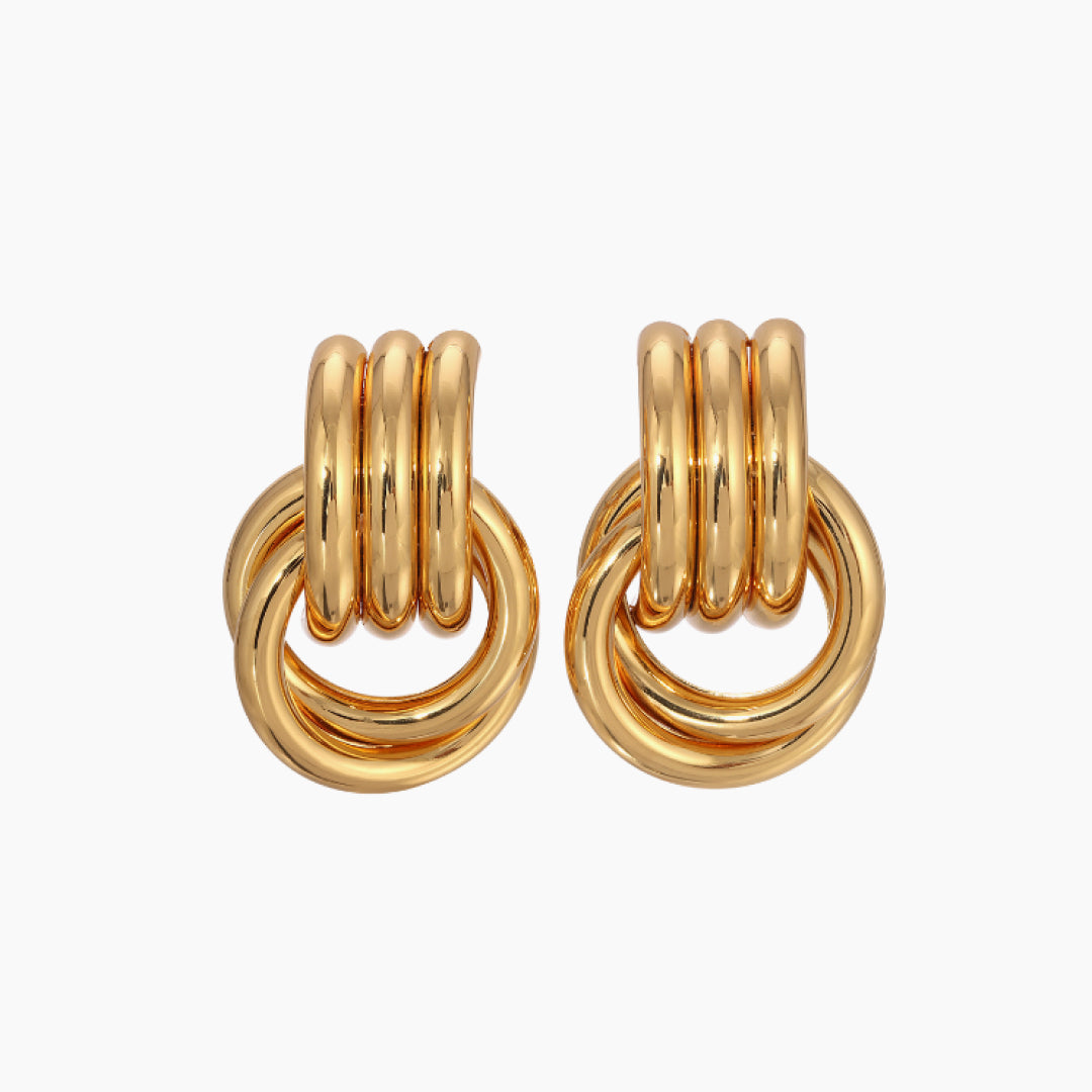 DOUBLE KNOT EARRINGS
