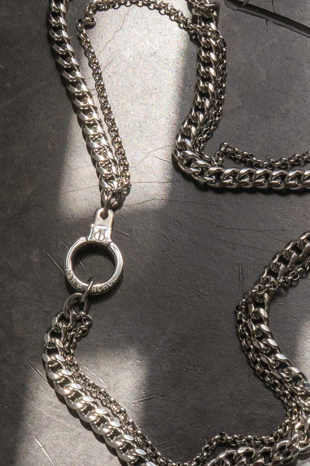 Double Standard Cuff Keeper Necklace