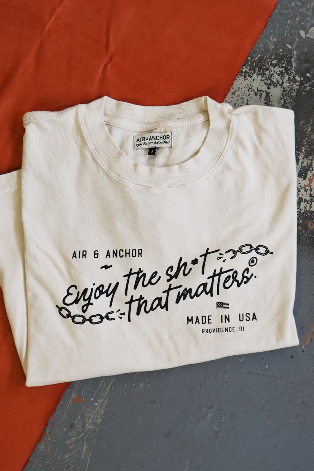 Enjoy the Sh*t that Matters Staple Tee