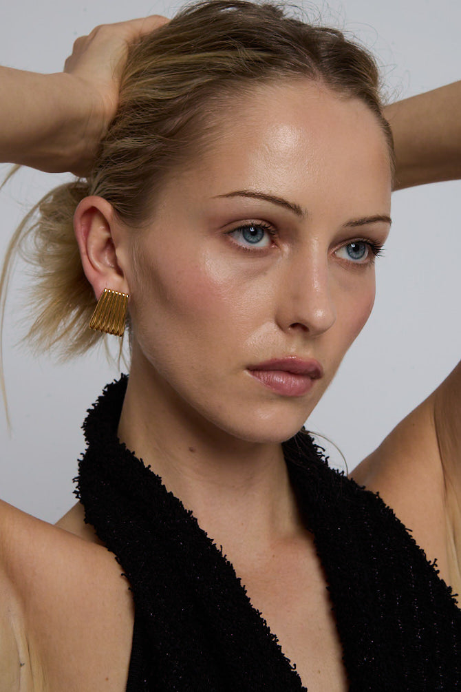 RIBBED EARRINGS - image 5