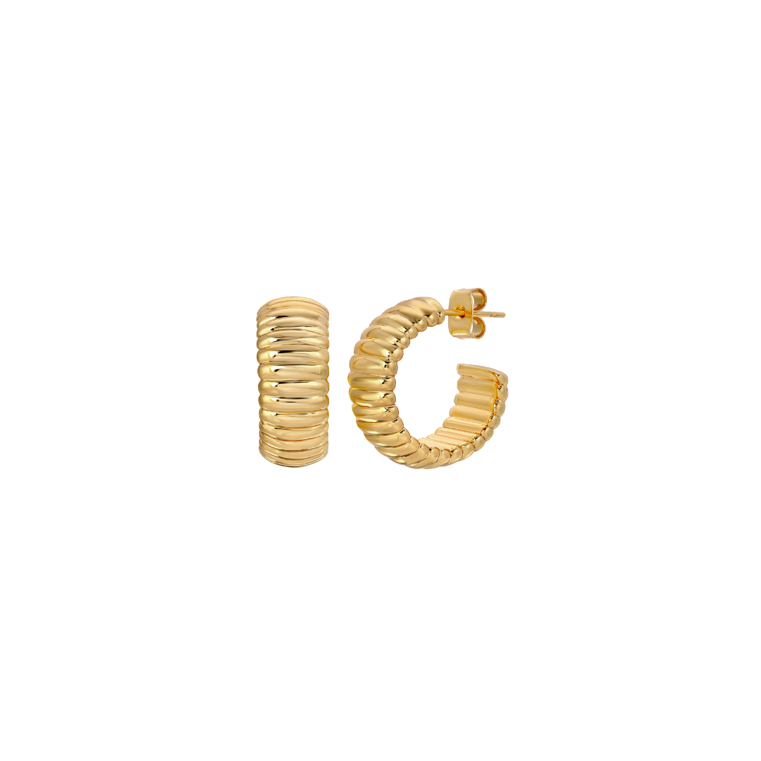 HAZE GOLD EARRINGS - image 3