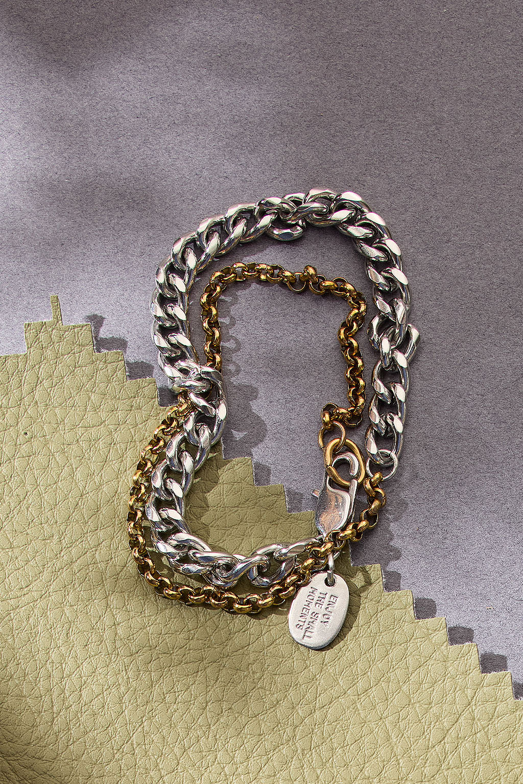 Double Standard Wrap Chain Bracelet