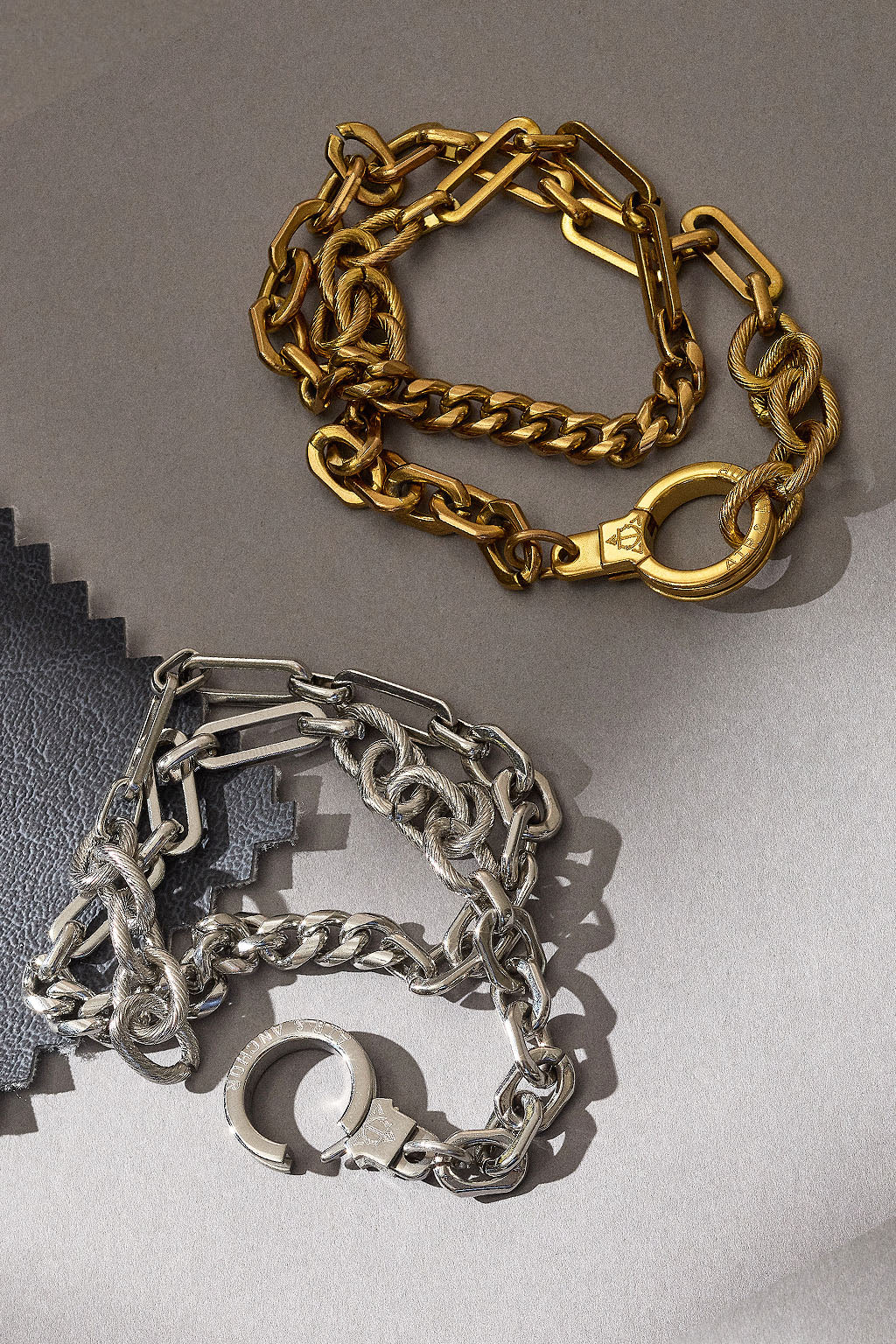 The Long Road Patchwork Chain Wrap Bracelet