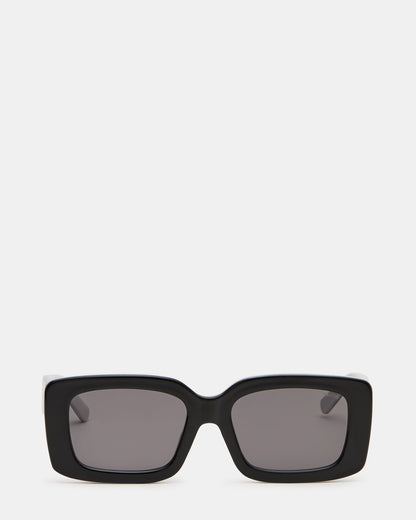 ASHLIN SUNGLASSES BLACK/WHITE