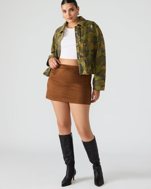 CINDI SKORT CHICORY COFFEE