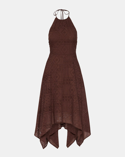 DALINA DRESS WALNUT