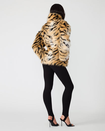 ALEXX COAT BLACK MULTI