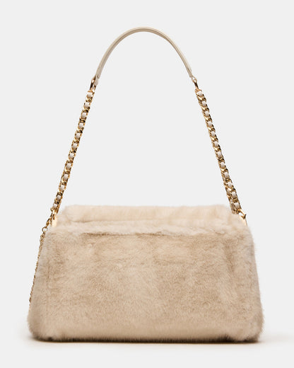 COLETTE BAG FAUX FUR NATURAL