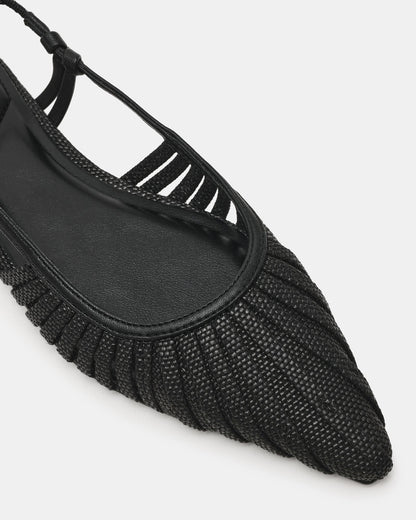 ALANDRIA BLACK RAFFIA