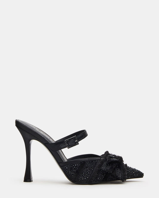 BAYLIN BLACK SATIN RHINESTONES