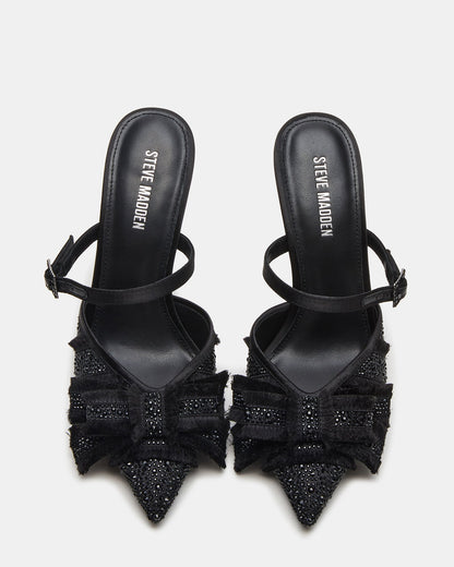 BAYLIN BLACK SATIN RHINESTONES