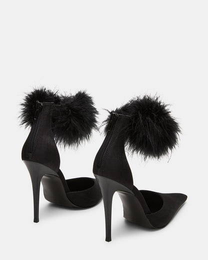 ELUSIVE BLACK SATIN