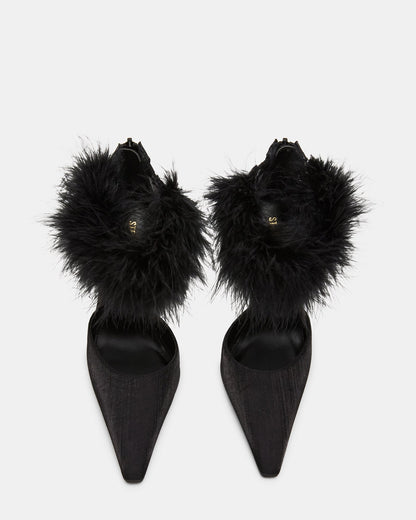 ELUSIVE BLACK SATIN