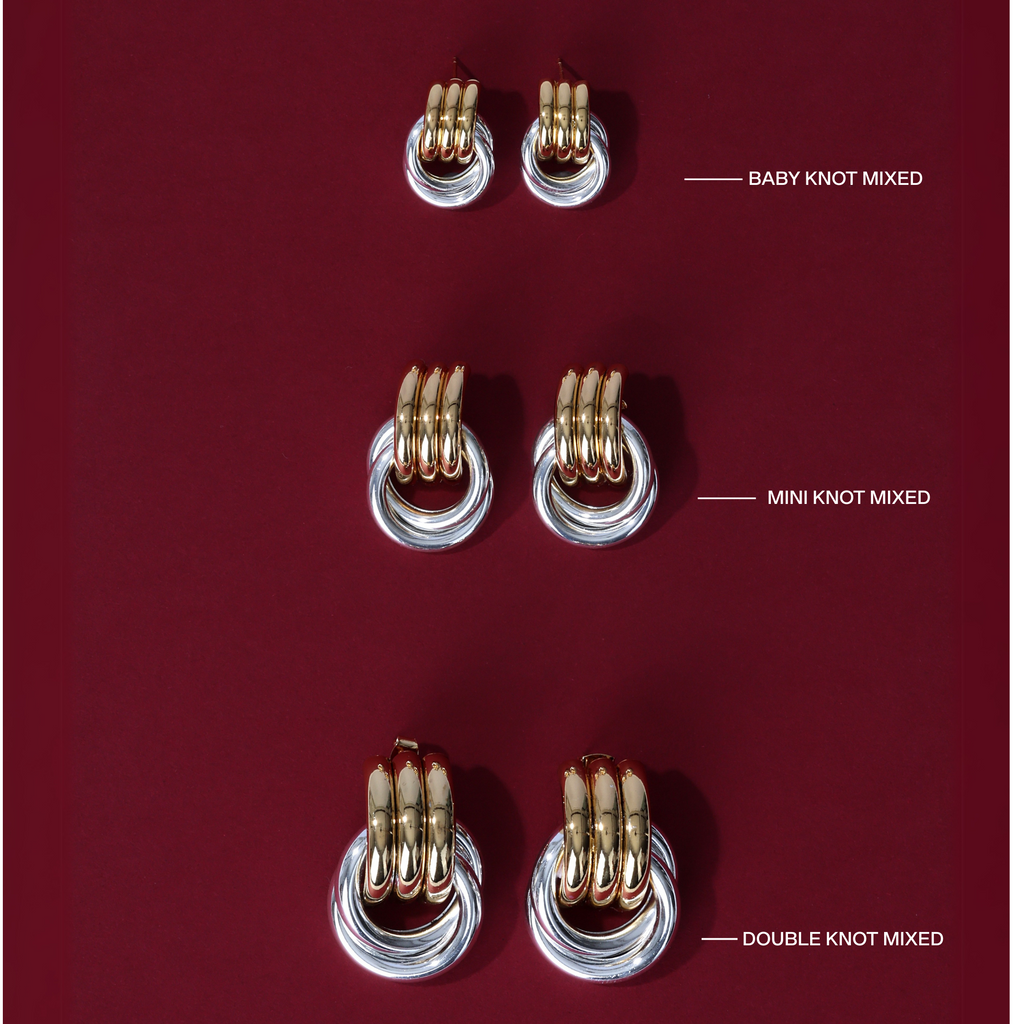 MINI KNOT EARRINGS - image 8