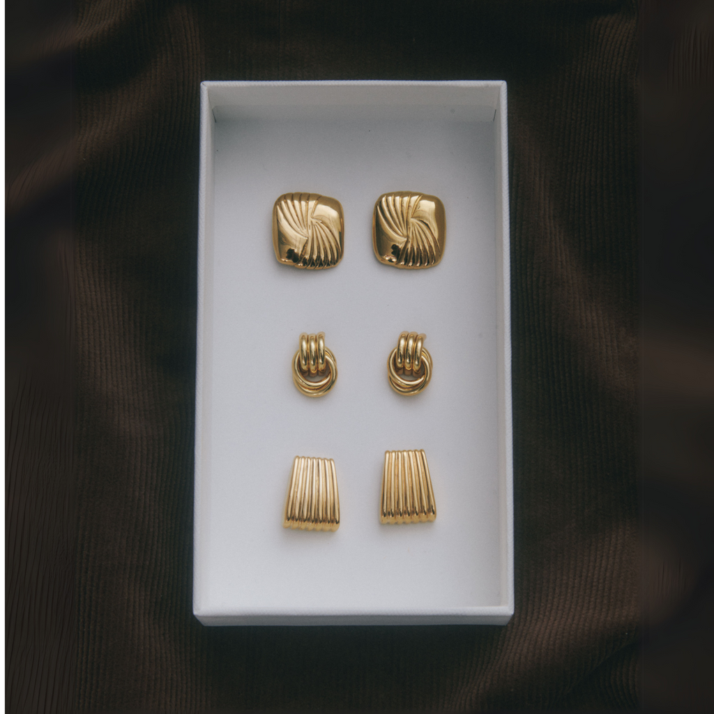 RIBBED EARRINGS - image 7