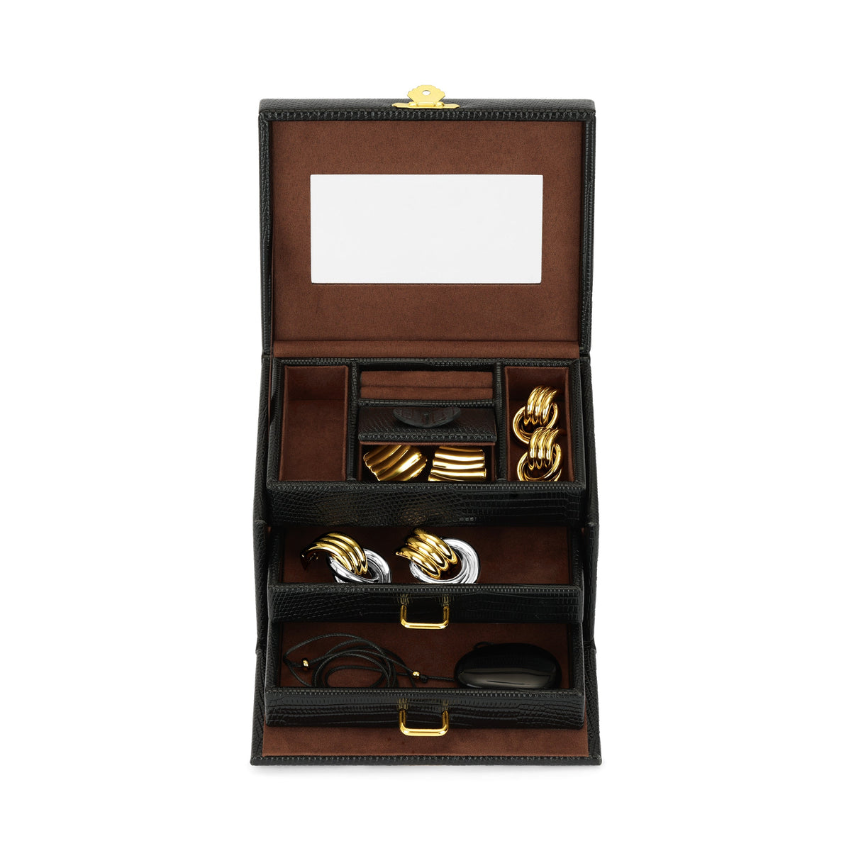 VINTAGE JEWELRY TRAVEL CASE - image 2