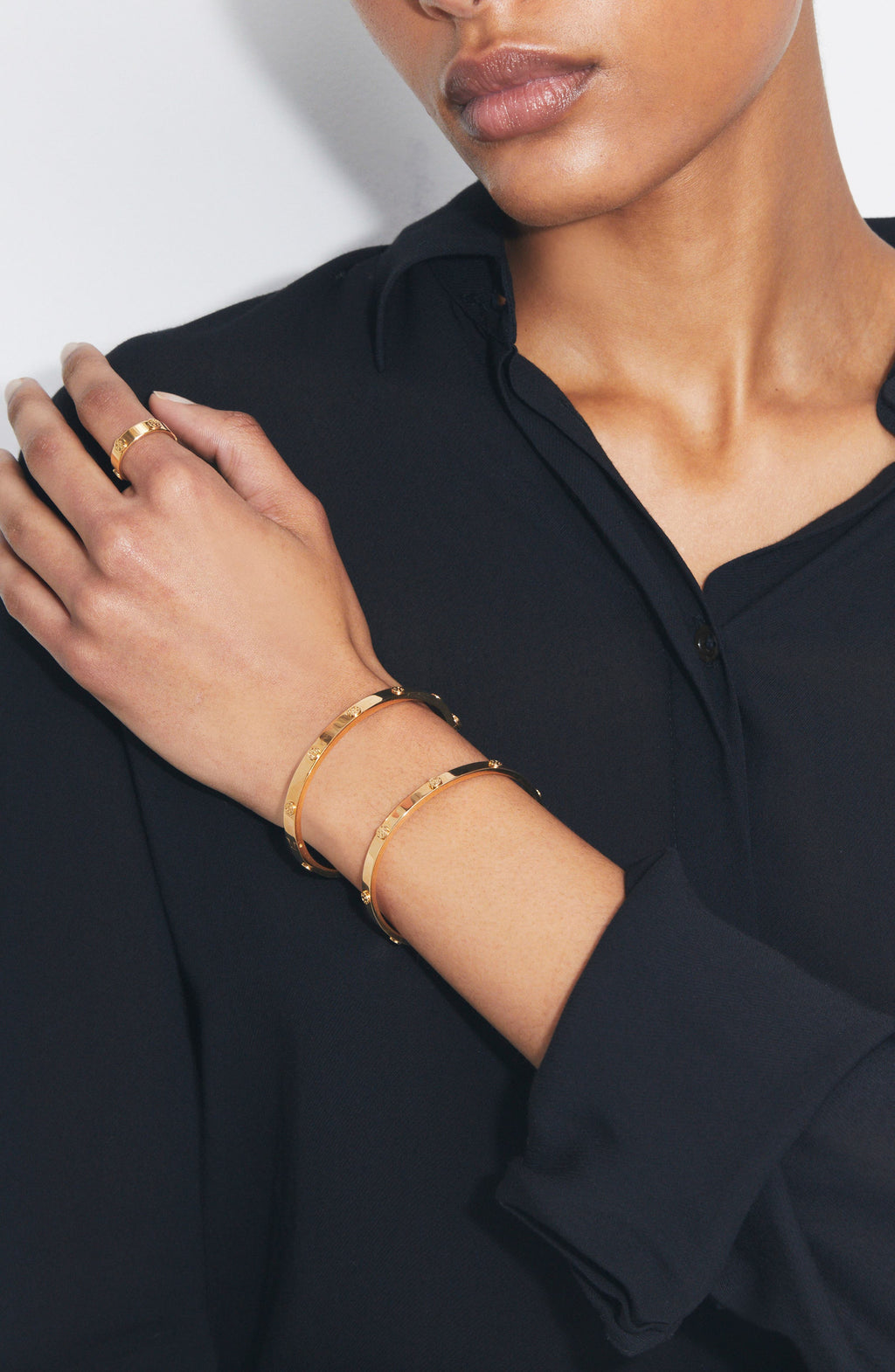 Thin Icon Hinge Bracelet