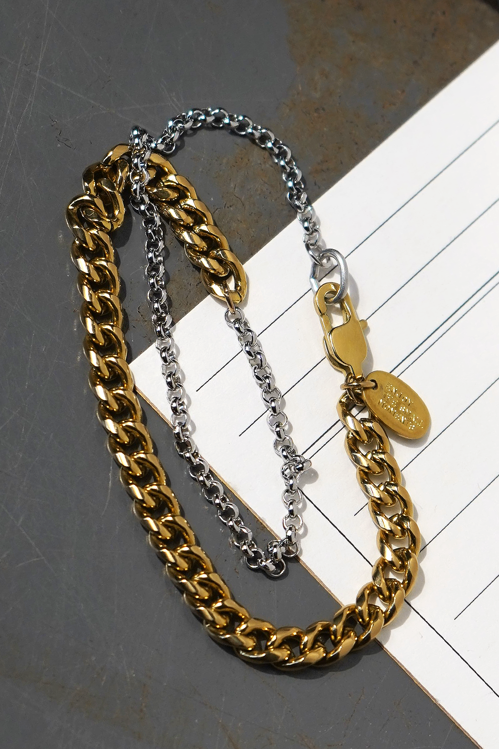 Double Standard Wrap Chain Bracelet